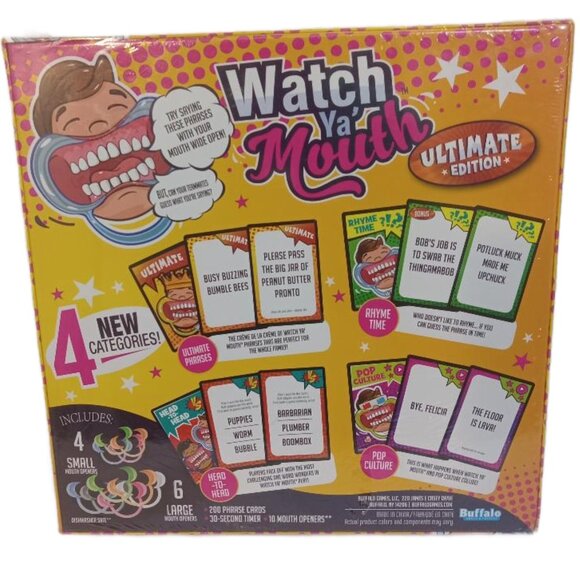 Watch Ya Mouth Board Game Ultimate Edition 4 New Categories 200 New Cards - Picture 4 of 4